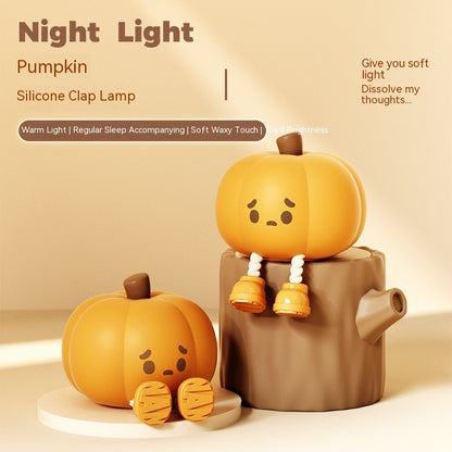 Halloween Pumpkin Silicone Night Light