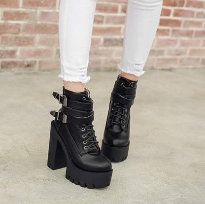 High Heel Ankle Boots