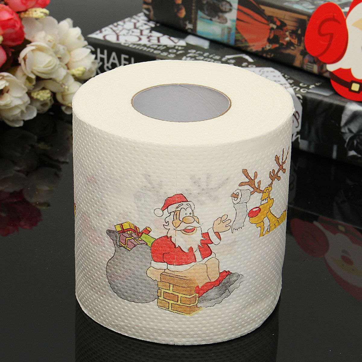 Christmas-Themed Toilet Paper