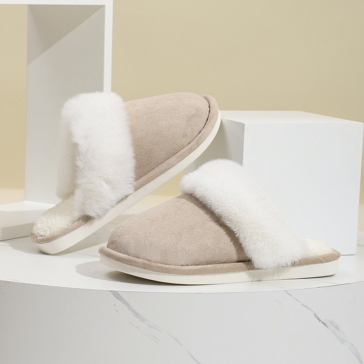 Winter Warm Plush Slippers