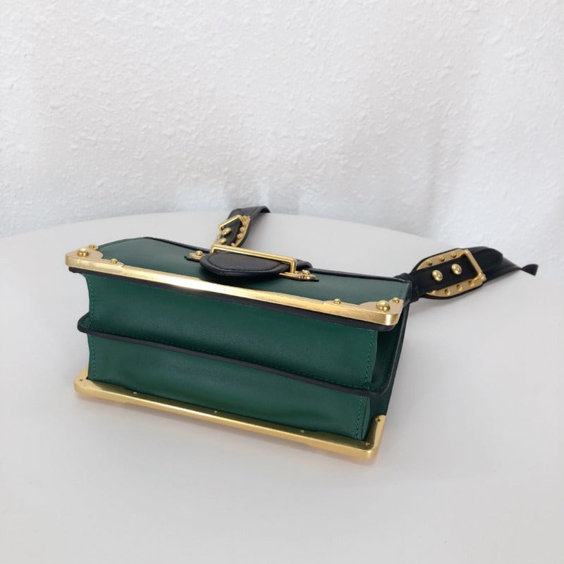 ESMEE - Cahier Leather Bag Green