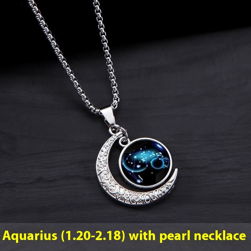 Zodiac Glow-in-the-Dark Pendant