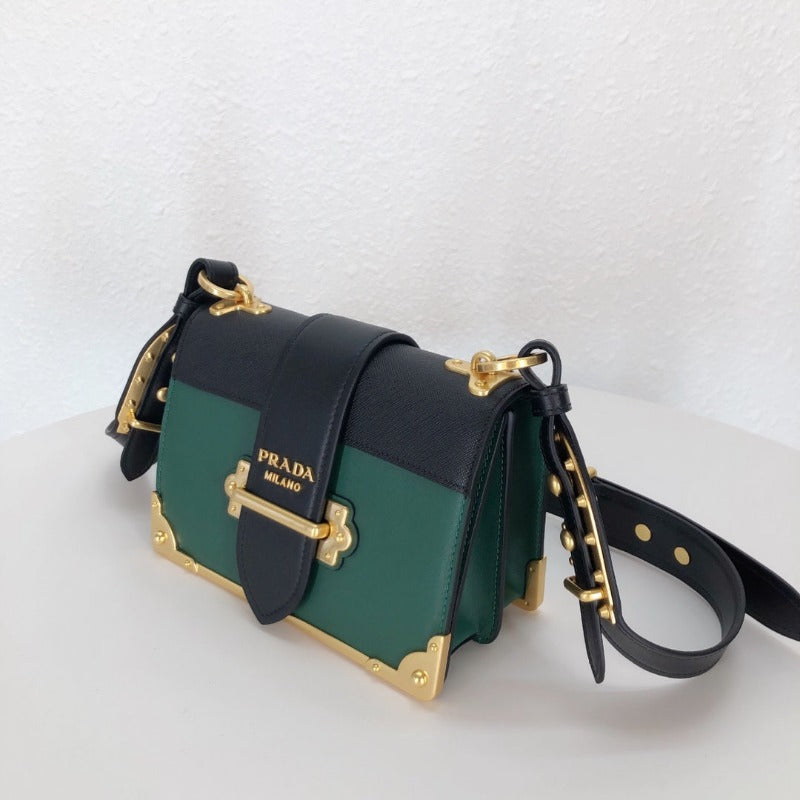 ESMEE - Cahier Leather Bag Green