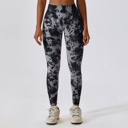 Tie Dye Seamless High Waist Yoga Pants