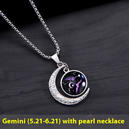 Zodiac Glow-in-the-Dark Pendant