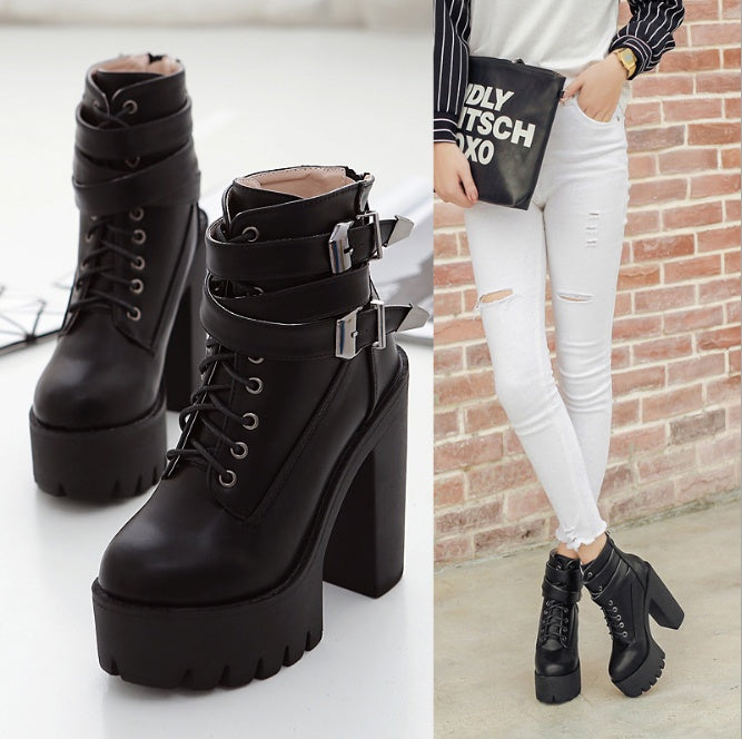 High Heel Ankle Boots