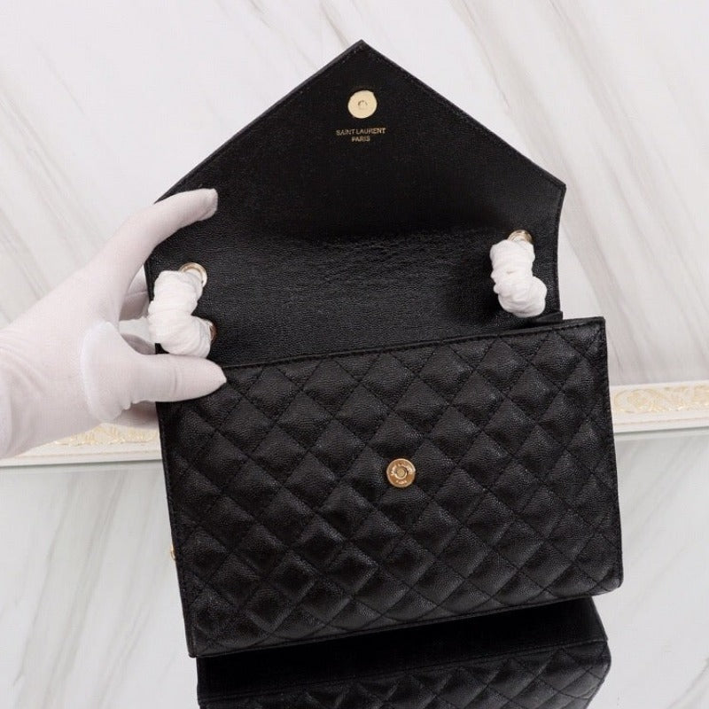 ESMEE - Envelope Chain Bag Black