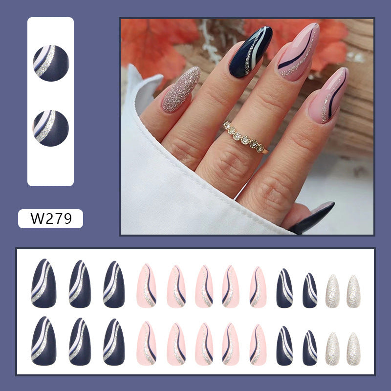 Women’s Fashion Personalized Striped Nails