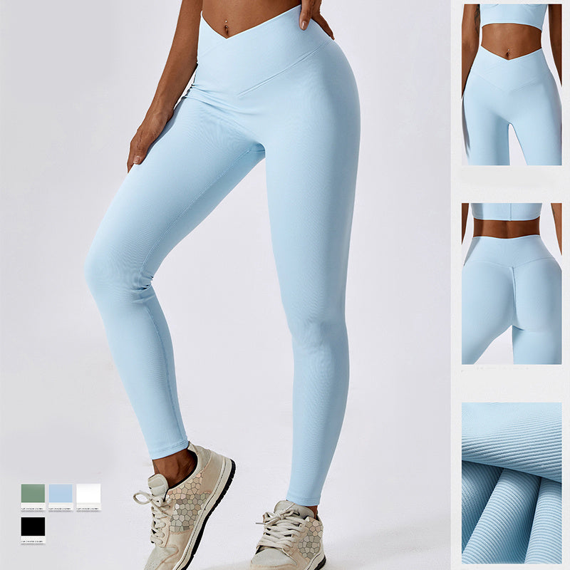 Cross High Waist Yoga Pants