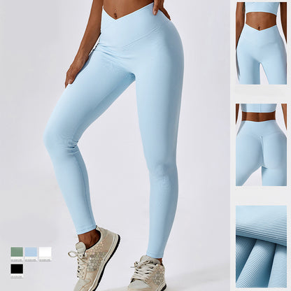 Cross High Waist Yoga Pants