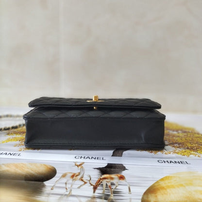 ESMEE - Classic Clutch Bag On Chain Black