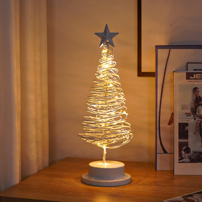 LED Christmas Tree Spiral Table Lamp