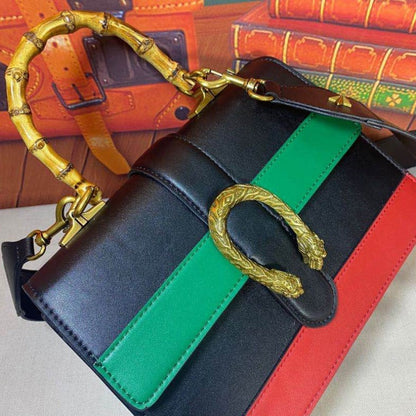 ESMEE - Blue Green And Red Dionysus Mini Top Handle Bag