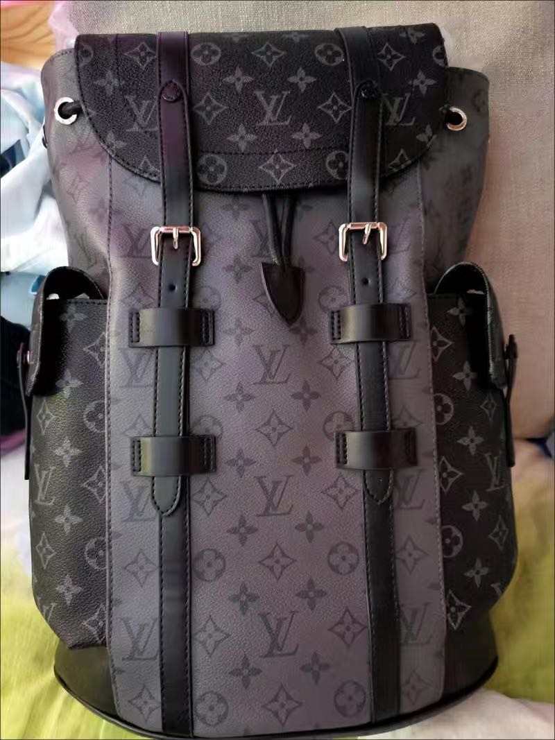 ESMEE - Black Mirror Monogram Backpack