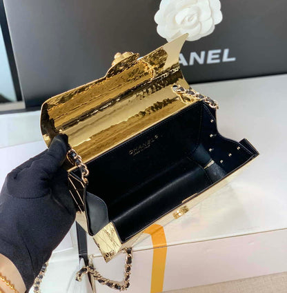 ESMEE - Evening Bag Lambskin Gold