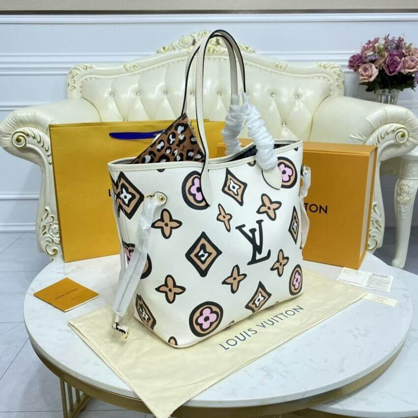 ESMEE Neverfull Bag in Cream - LUV 512