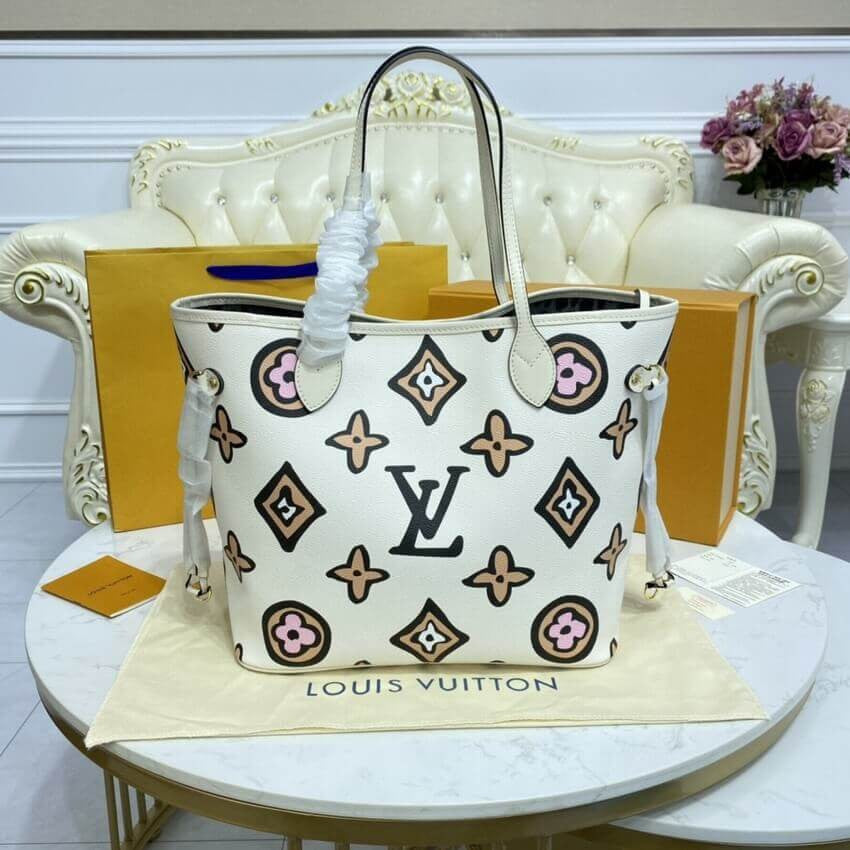 ESMEE Neverfull Bag in Cream - LUV 512