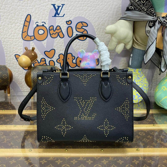 ESMEE OnTheGo Black Monogram With Studs - LUV 418