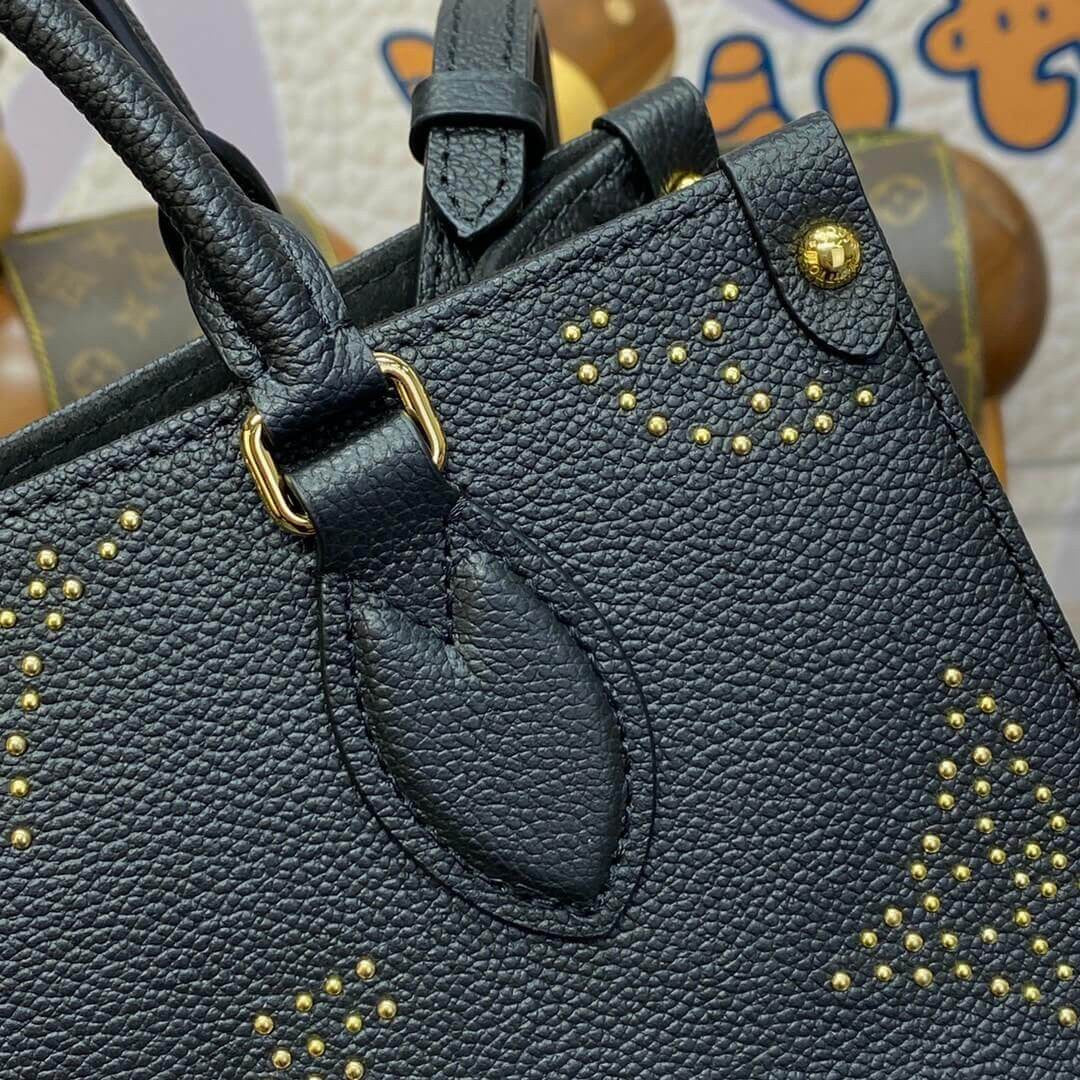 ESMEE OnTheGo Black Monogram With Studs - LUV 418