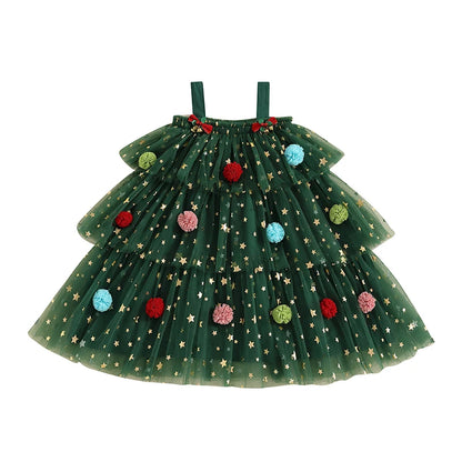 Little Girls Christmas Dress