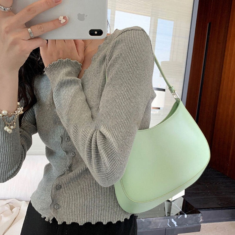 ESMEE - Cleo Small Shoulder Bag Light Green