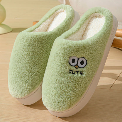 Big-Eyes Winter Slippers for Couples