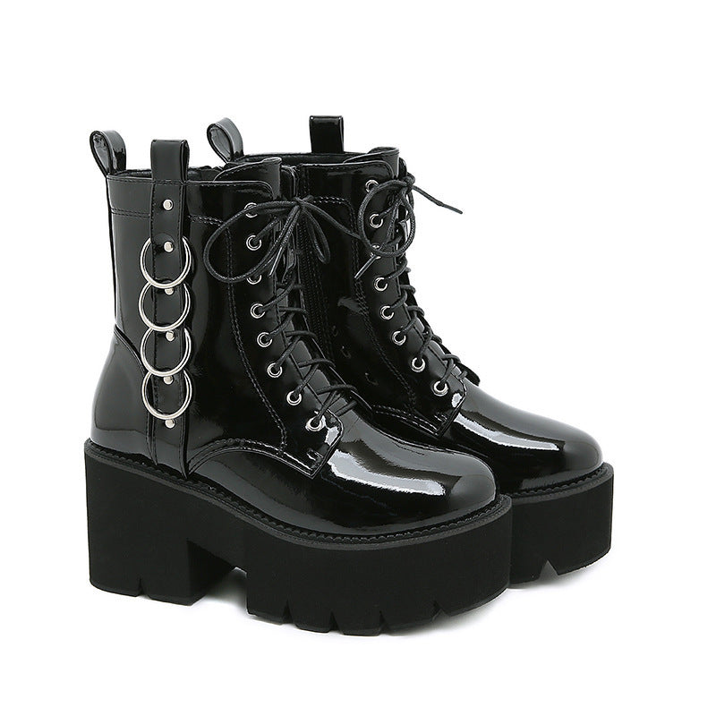 Motorcycle Platform Boots