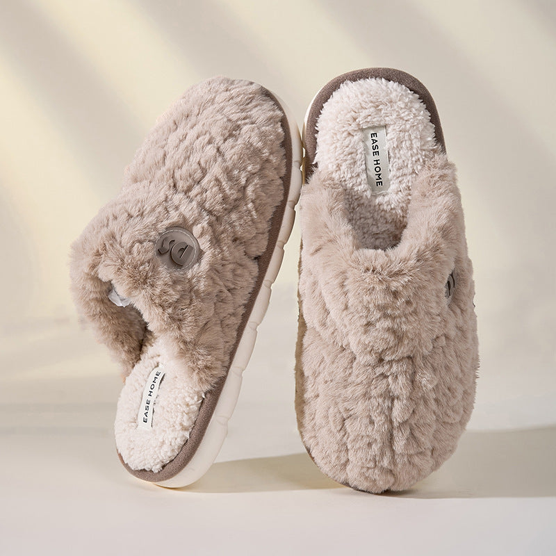 Thick-Soled, Non-Slip Fluffy House Shoes