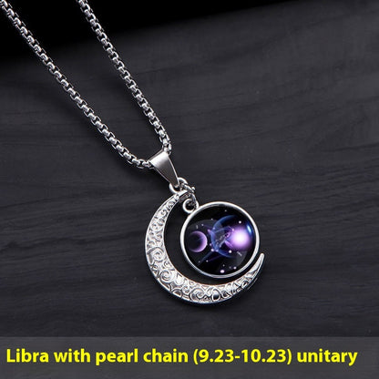 Zodiac Glow-in-the-Dark Pendant