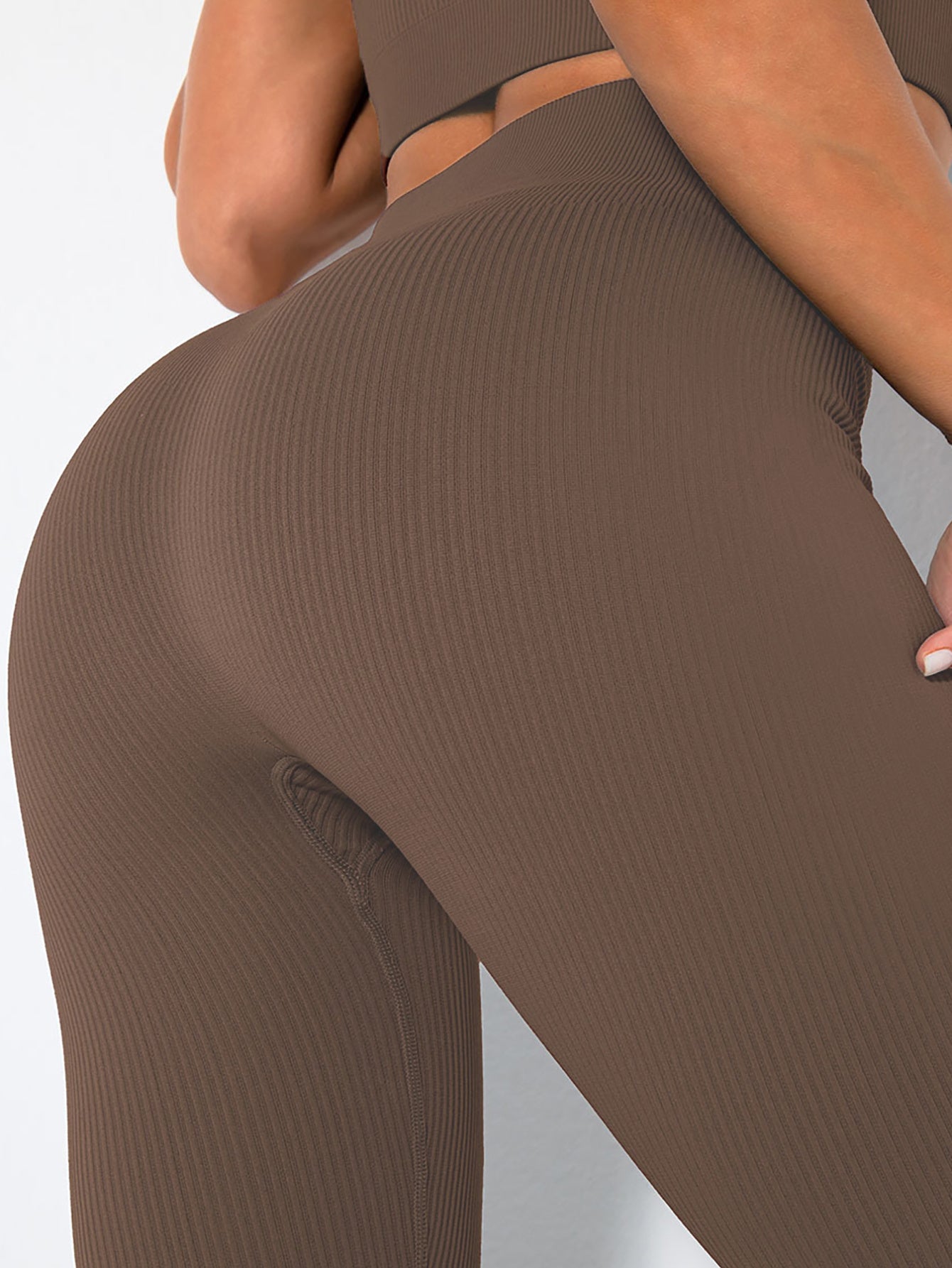 2 Pack Women's Seamless Ribbed Leggings