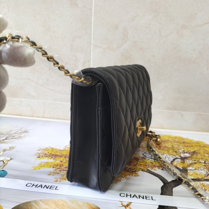 ESMEE - Classic Clutch Bag On Chain Black