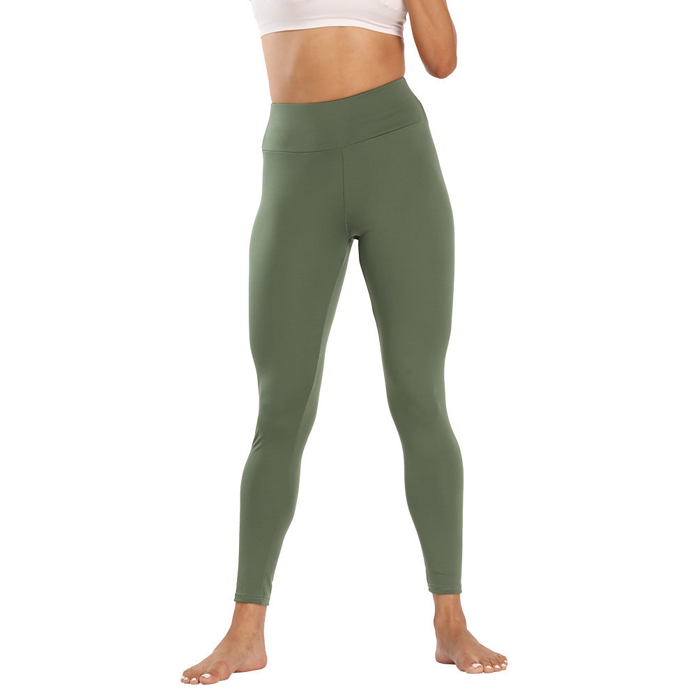 Peach Yoga Pants with Hip and Waist Lift