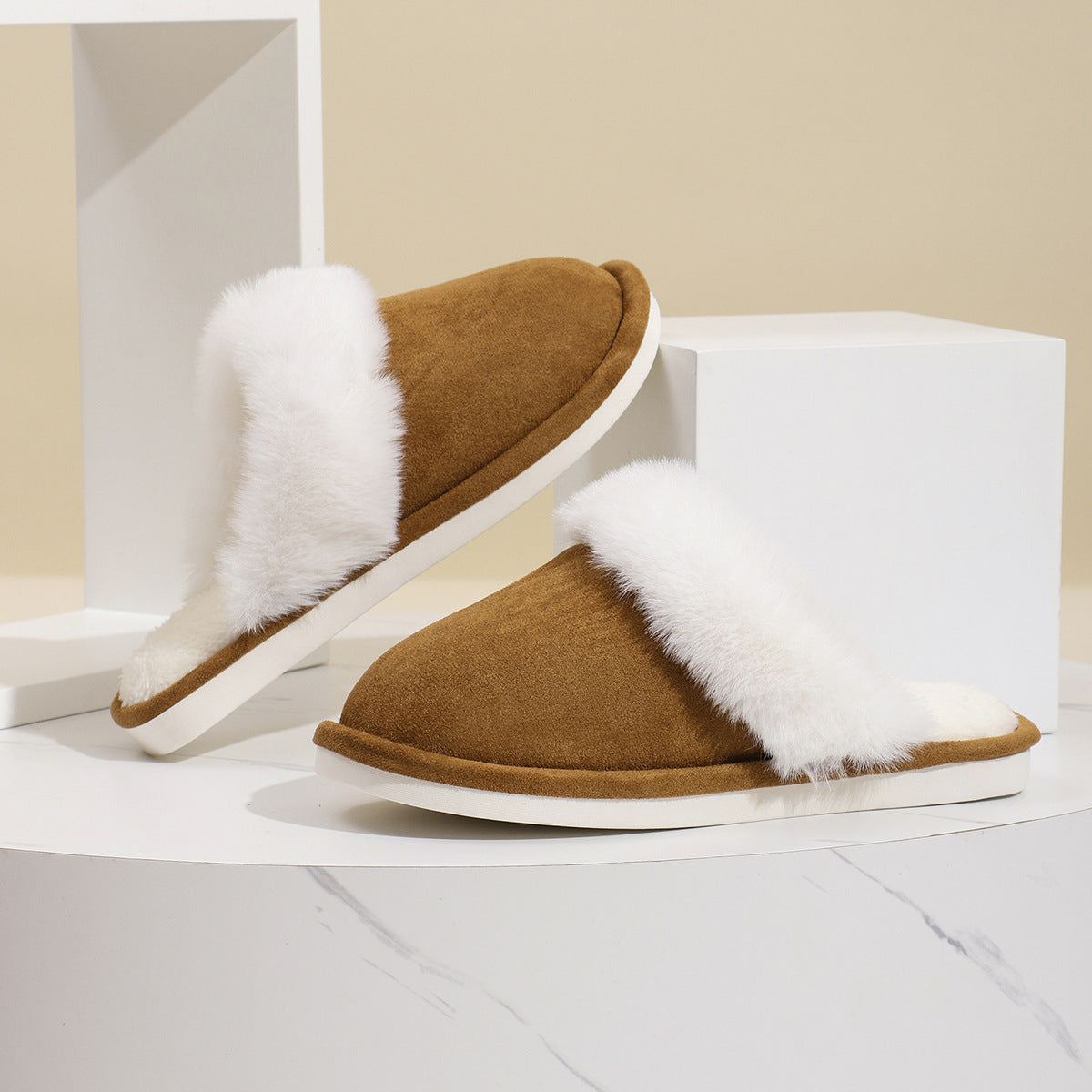 Winter Warm Plush Slippers