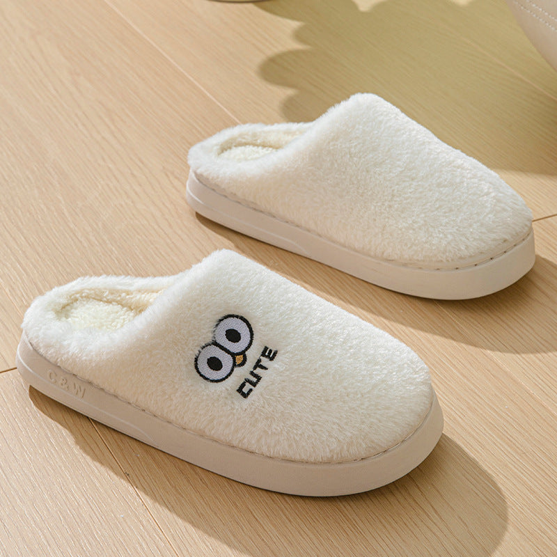 Big-Eyes Winter Slippers for Couples