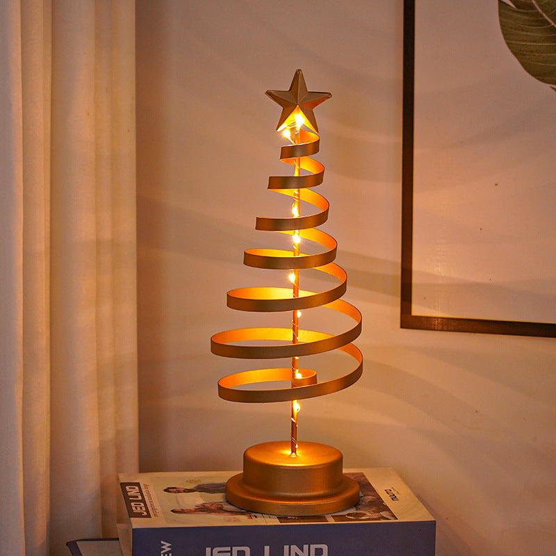 LED Christmas Tree Spiral Table Lamp