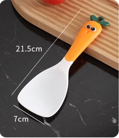 Carrot-Themed Kitchen Tool Set with Storage Hook