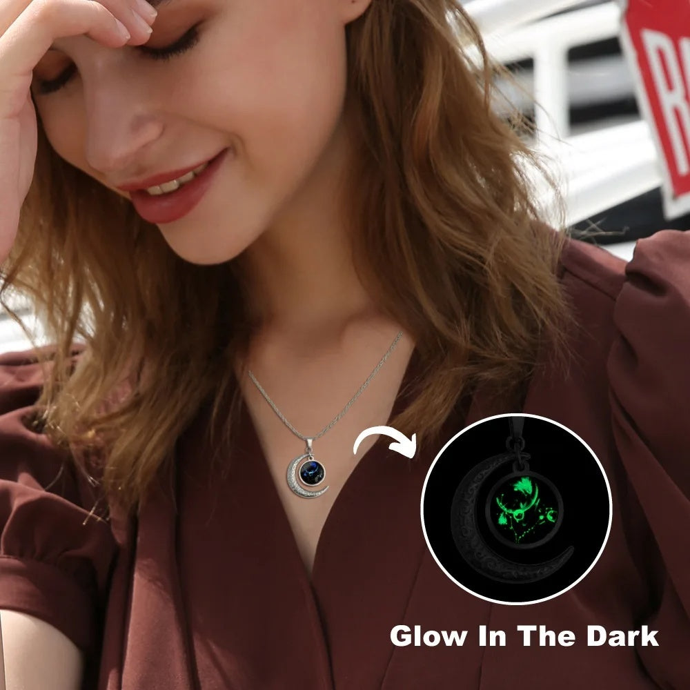 Zodiac Glow-in-the-Dark Pendant