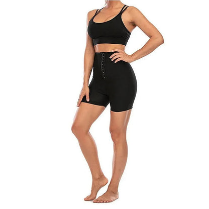 High Waist Sauna Shorts for Waist Shaping