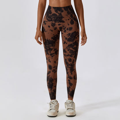 Tie Dye Seamless High Waist Yoga Pants