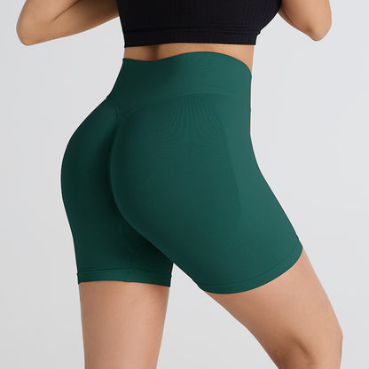 Breathable Peach Hip Yoga Shorts