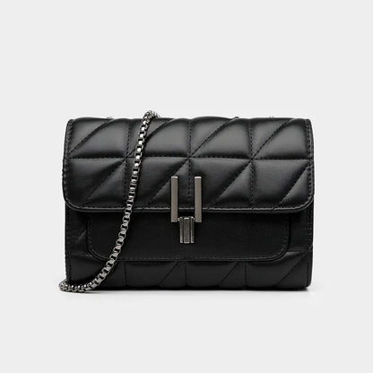 Leather Chain Crossbody Bag