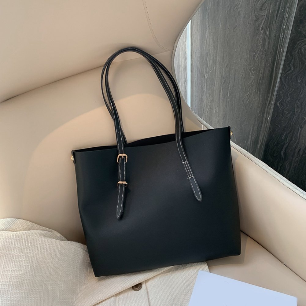 Large Capacity Leather Handbag