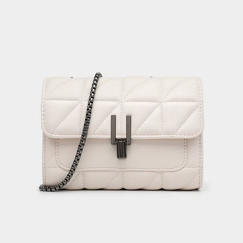 Leather Chain Crossbody Bag