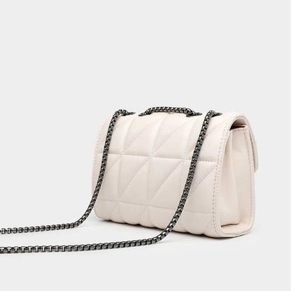 Leather Chain Crossbody Bag