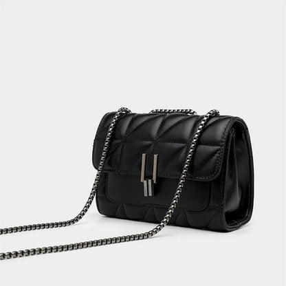 Leather Chain Crossbody Bag