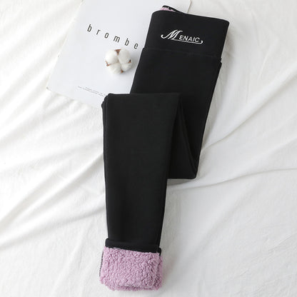 Cozy High Waist Slim Warm Cotton Pencil Pants