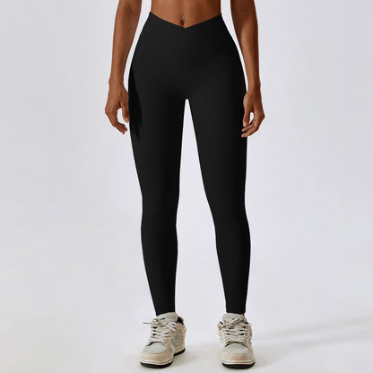 Cross High Waist Yoga Pants