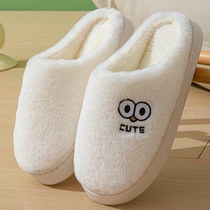 Big-Eyes Winter Slippers for Couples