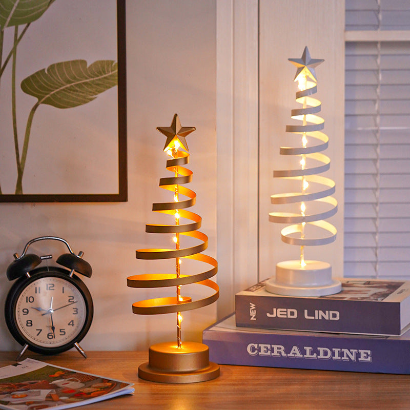 LED Christmas Tree Spiral Table Lamp