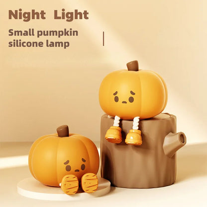 Halloween Pumpkin Silicone Night Light